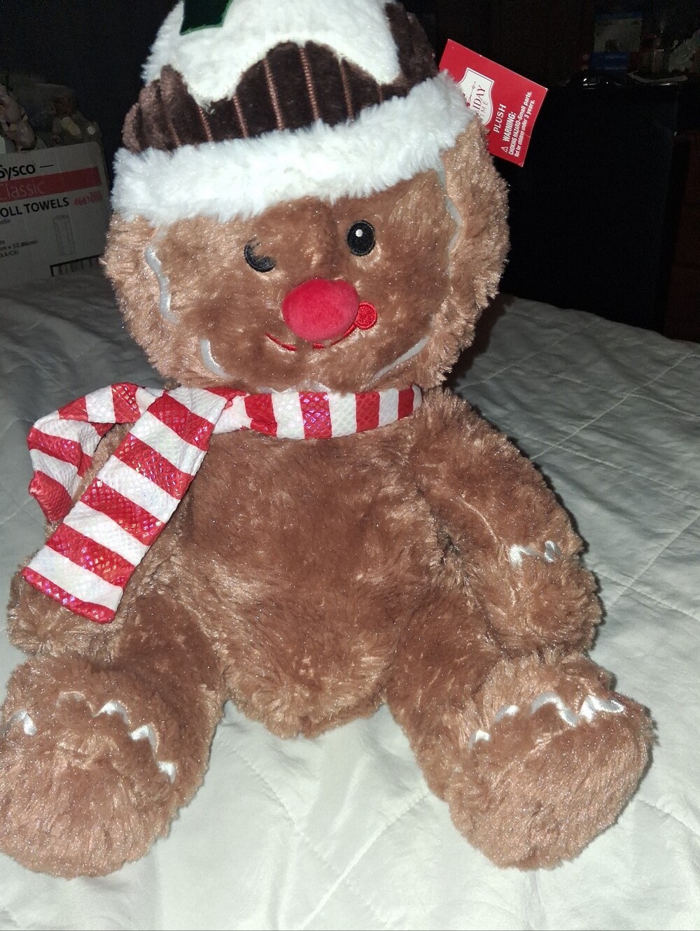 Holiday Time 2025 Gingbread Man 18" Plush